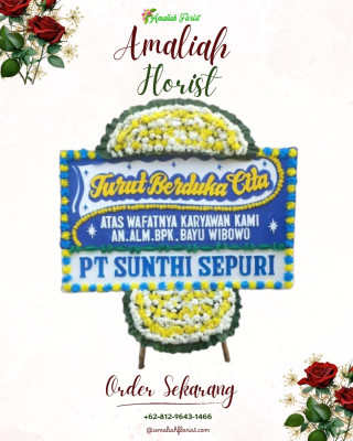 Papan Bunga Duka di Bolaang Timur