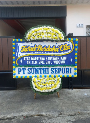Papan Bunga Duka di Bolaang Timur